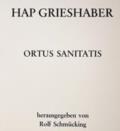 Grieshaber,HAP.