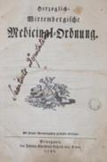 Medicinal-Ordnung,