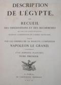 Description de l"Égypte,