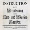 Waisenhaus.