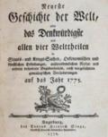 Neueste Geschichte der Welt,