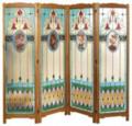 Bedeutender Jugendstil Paravent.