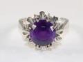 Brillant- Amethystring 585 WG.
