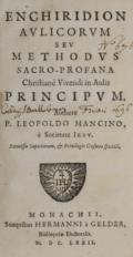 Manzin (Mancinus),L.