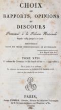 Choix de rapports,