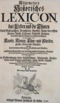 (Buddeus,J.F. u. J.C.Iselin).