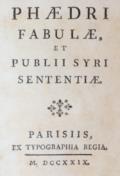 Phaedrus.