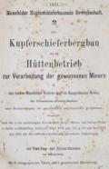 Mansfelder Kupferschieferbauende Gewerkschaft.