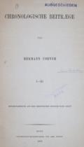 Chronologie.