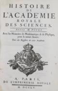Histoire de l"academie royale des sciences.