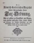 Tax-Ordnung,