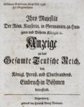 Maria Theresia, Erzherzogin von Österreich.