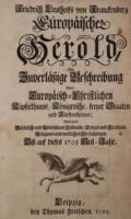 Franckenberg, F. L. v. (d.i. B. v. Zech).