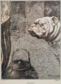 Mops und Bulldogge.