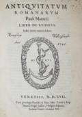 Manutius,P.