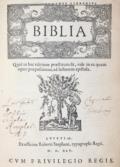 Biblia latina.