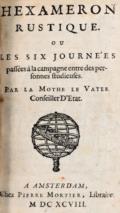La Mothe le Vayer,F.de.