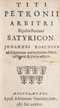 Petronius Arbiter,T.