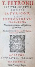 Petronius Arbiter,T.