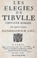 Tibullus,M.V.