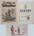 Theaterprogramme.