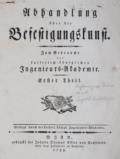 Abhandlung über die Befestigungskunst.