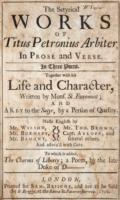 Petronius Arbiter,T.
