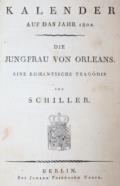 Kalender auf das Jahr 1802.