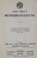 MG Car Company.