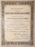 Wathner,J. u. J.Tosch.