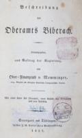 Oberamtsbeschreibungen.