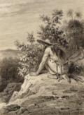 Dayak auf Borneo.