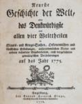Neueste Geschichte der Welt,