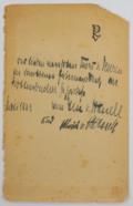 Autographen-Konvolut.