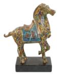 Cloisonné-Pferd