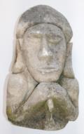 Indonesien Steinskulptur.