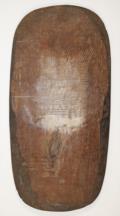 Rituelles Holzschild,