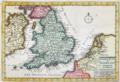 Antike Karten Schottland und England.