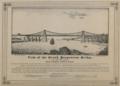 Menai Suspension Bridge.