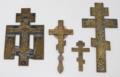 Orthodoxe Bronzekreuze.