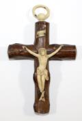 Kruzifix Elfenbein/Holz