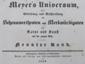 Meyer"s Universum.