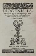 Diogenes Laertius.