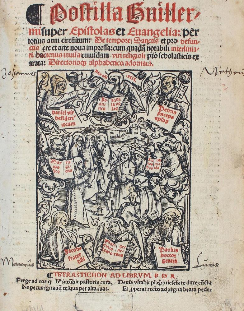 Große Abbildung Nr.1: 120-100 Guillelmus Parisiensis.: (Alte Drucke, Handschriften und Theologie)