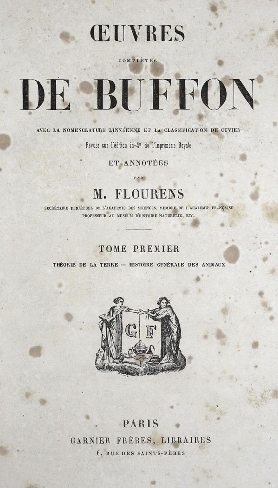 Große Abbildung Nr.2: 120-1020 Buffon,(G.L.L.de).: (Zoologie)