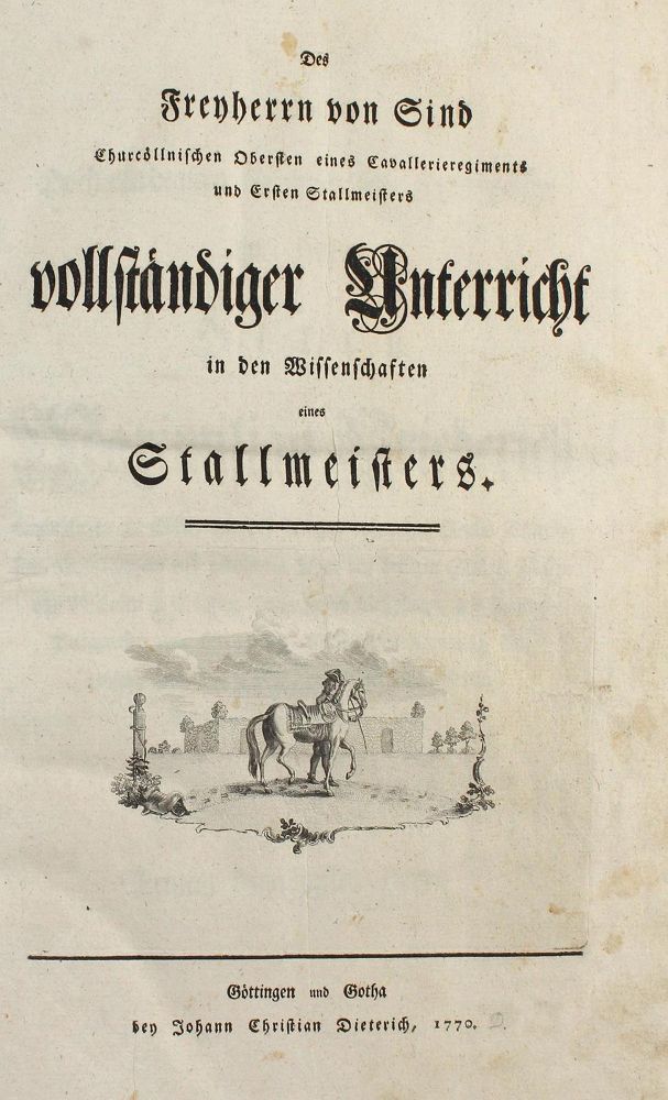 Große Abbildung Nr.2: 120-1055 Sind,(J.B.).v.: (Zoologie, Pferde)