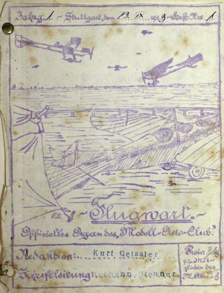 Große Abbildung Nr.1: 120-1087 Flugwart.: (Verschiedene Gebiete - Varia, Aeronautik)