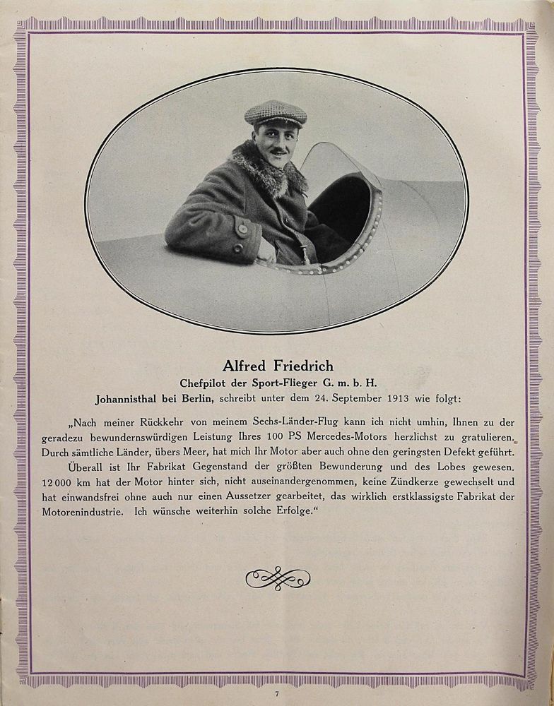 Große Abbildung Nr.2: 120-1091 Mercedes.: (Verschiedene Gebiete - Varia, Aeronautik)