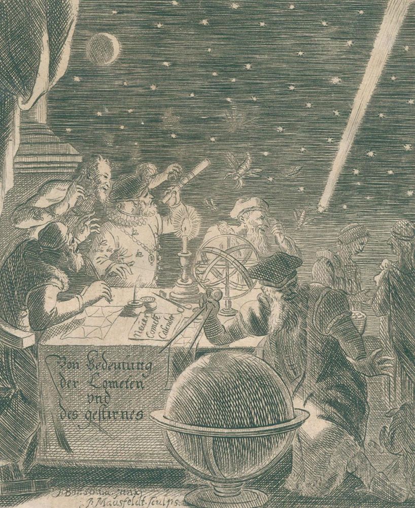 Große Abbildung Nr.1: 120-1099 Petit,P.: (Verschiedene Gebiete - Varia, Astronomie, Kometen)