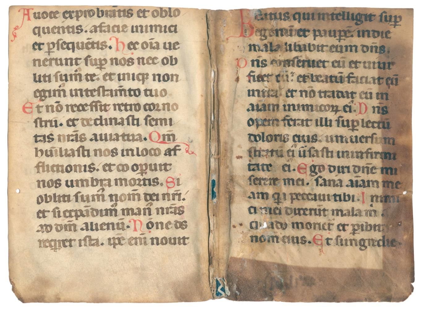 Große Abbildung Nr.2: 120-111 Einbandmakulatur.: (Handschriften)